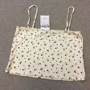 Brandy Melville Floral Faye Tank